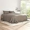 thumbnail image 3 of ienjoy Home Bamboo 4 Piece Sheet Set, King, Taupe, 3 of 4