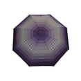 thumbnail image 2 of Misty Harbor 42" Automatic Open Rain Umbrella Purple Stripe, 2 of 2