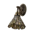 thumbnail image 2 of Meyda Tiffany 182947 Delta Jadestone 12" Tall Wall Sconce - Brass, 2 of 3