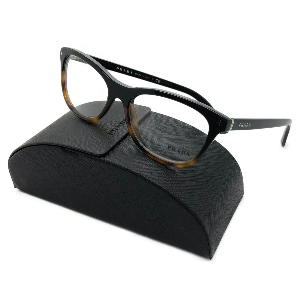 New Prada Black /tortoise Eyeglasses Glasses 53-17-140 B37 Italy Vpr ...