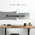 thumbnail image 4 of VIVO Steel Telescoping Flush Wall Mount for Dual 27" to 38" Ultra Wide Monitors, 4 of 4