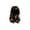 Brown, variant on Ouuluon Funny Pigtails Wig, Double Braid Hairpiece for 23 inch Porch Goose Outdoor Garden Yard Ornament
