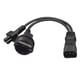 thumbnail image 3 of IEC320 C14 Macho A C5 DE Reemplazo De Cable De Extensión Hembra 2500W Para Computadora Portátil shamjiam Cable de energía, 3 of 9