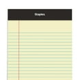 thumbnail image 6 of Staples Notepads 5" x 8" Narrow Canary 50 Sheets/Pad 12 Pads/Pack (26829) 163832, 6 of 8