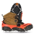 thumbnail image 4 of 1 par de crampones de tacos de para caminar, escalar, Naranja m Sunnimix Apretones de zapatos para crampones de hielo, 4 of 7
