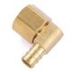 thumbnail image 4 of 2 uds construcción de latón sin plomo pulgadas tubo roscado hembra lengüeta codo giratorio conexión de plomería accesorios de engarzado, 4 of 5