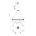 thumbnail image 6 of Alora Lighting Pd361230 Kensington 30" Wide Led Ring Chandelier - Brass, 6 of 7