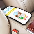 thumbnail image 2 of Bingfone Car Four-Season Universal Armrest Box Mat,Car Armrest Seat Cover Soft Leather Waterproof Armrest Cover Center Console Mat-Gnomes Summer Beach, 2 of 7