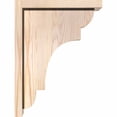 thumbnail image 3 of 5 1/2"W x 12"D x 16"H New Brighton Smooth Corbel w/Backplate, Douglas Fir, 3 of 9