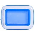 thumbnail image 3 of 6.5' Blue and White Inflatable Rectangular Swimming Pool, 3 of 6