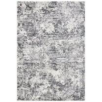 SAFAVIEH Lagoon Ainsley Abstract Area Rug, Ivory/Grey, 9' x 12'