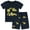 3# Navy Blue, variant on FEDPOP Toddler Boy Pajama Set Summer Pjs 100% Cotton Short Sleeve Sleepwear 2T