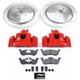 thumbnail image 2 of PowerStop Rear Z23 Evolution Sport Brake Pad and Rotor Kit with Red Powder Coated Calipers Fits: LINCOLN Select Models KC6819, 2 of 4