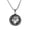 Silver Capricorn, variant on Men's Stainless Steel Hip Hop Constellation Necklace Punk Round Horoscope Tag Lucky Jewelry Silver virgo