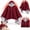 Red, variant on 2027 Upgraded Cordless Heated Shawl Wraps for Women,Wearable Heated Blanket Zip Up Cape with USB, 3 Fast Heat Settings Washable Cozy Poncho for Office & Home