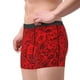 thumbnail image 2 of Balery Red Rose Calzoncillos bóxer para hombre, ropa interior de algodón suave y transpirable con cinturilla de nailon-Large, 2 of 5