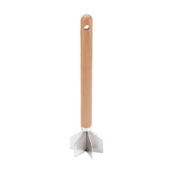Meat Chopper,6 Blades Ground Beef Smasher,Heat Resistant Hamburger Smasher Tool,Potato Masher Utensil,Ground Meat Chopper,Meat Separator Tool for Hamburger,Non Stick Mix Chopper,Meat Shredder,1 Pack