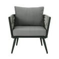 thumbnail image 3 of Webber Outdoor Wicker Club Chairs, Set of 2, Ligh Gray and Dark Gray, 3 of 6