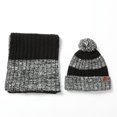 thumbnail image 4 of Hat Scarf Set Fashion Chunky Breathable Pompom Knitted Hat Loop Scarf for Woman, 4 of 10