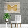 thumbnail image 4 of Idea4wall Vintage Canvas Wall Art Colorful Butterfly Canvas Prints for Home Wall Decor, 12"x18", 4 of 5