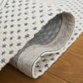 thumbnail image 5 of SAFAVIEH Marbella Lorelle Diamond Runner Rug, Ivory/Grey, 2'3" x 9', 5 of 10