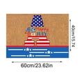 thumbnail image 3 of Cififendec 4th of July Doormat, 23.62"×15.75", Patriotic Non-Slip Coir Mat with Happy 4th of July Print for Front Porch, Entryway & Outdoor Holiday Decor, 3 of 5