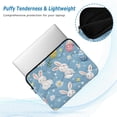 thumbnail image 2 of FORMRS 13"-13.3" Laptop Sleeve Protective Case Soft Carrying Quilted Computer Bag Cover, Cartoon Easter Bunnies, 2 of 7