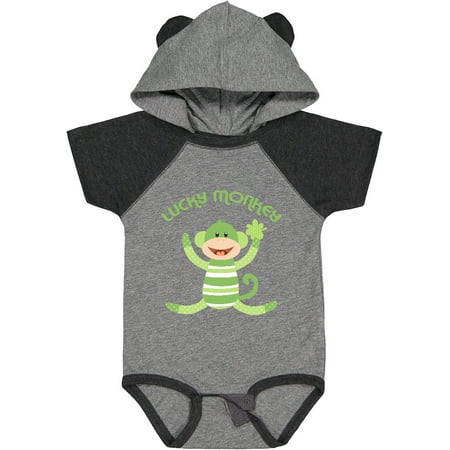 

Inktastic Lucky Sock Monkey Gift Baby Boy or Baby Girl Bodysuit