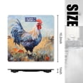 thumbnail image 2 of High Precision Body Weight Scale Smart Bathroom Scales with Large LCD Display(400lbs),Decorative for Bedroom-Blue Rooster Standing In The Middle Of Autumn Field, 2 of 4