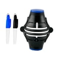 thumbnail image 3 of Golf Ball Line Liner with 2 Marker Pen, Multifunctional Outdoor Sports, Golf Accessories, Positioning Aids Template Alignment Drawing Tool black blue, 3 of 7
