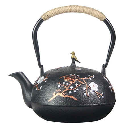 

Iron Teapot Durable Heating Water Kettle Practical Tea Kettle Kitchen Teapot
