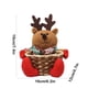 thumbnail image 3 of Adorno Navideño de Cesta de Dulces con Forma de Muñeco de Nieve Anciano | Juguete Decorativo de Escritorio | Material Abs Rojo, Blanco y Marrón | Porta Dulces Festivos de 17 X 16 X 12 Cm para Exhibir, 3 of 6