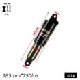 thumbnail image 4 of Bicycle Oil Spring Shock Bike Rear Shock Absorber 125/150/165/185mm 750/850/1000, 4 of 8