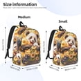 thumbnail image 3 of Yiaed Cute Panda Sunflower Print Backpack, Premium Laptop Backpack, Travel Backpack for Women, Lightweight Backpacks, Comfortable Back Pack-Small, 3 of 7