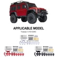 thumbnail image 4 of maskred RCGOFOLLOW 1pcs Aluminum Alloy Stable Rear Axle Assembly Kit For 1/18 Rc Rear Axle Assembly Kit Trx4m Red, 4 of 6