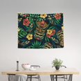 thumbnail image 2 of Kdxio Tropical Tribe Mask Wall Hanging Tapestries Banner For Bedroom College Dorm Home Living Room Party Decor 29X37 In, 2 of 8