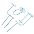 thumbnail image 3 of 5 Pcs Crochets de Panneau Perforé en Métal Robuste Rangement d'Outils Support de Panneau Perforé Accessoires de Crochet de Panneau Perforé pour Établi de Garage Maison, 3 of 8