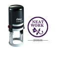 thumbnail image 1 of Personalized Teachers Stamps NEAT WORK Round Self Inking 20 mm Rubber Stamp Custom Shiny Stamps, 1 of 1