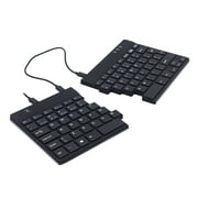 R-Go Split Ergonomic Keyboard, QWERTY (US), Black, Wired USB Keyboard/Spilt, Wired/Windows, Linux