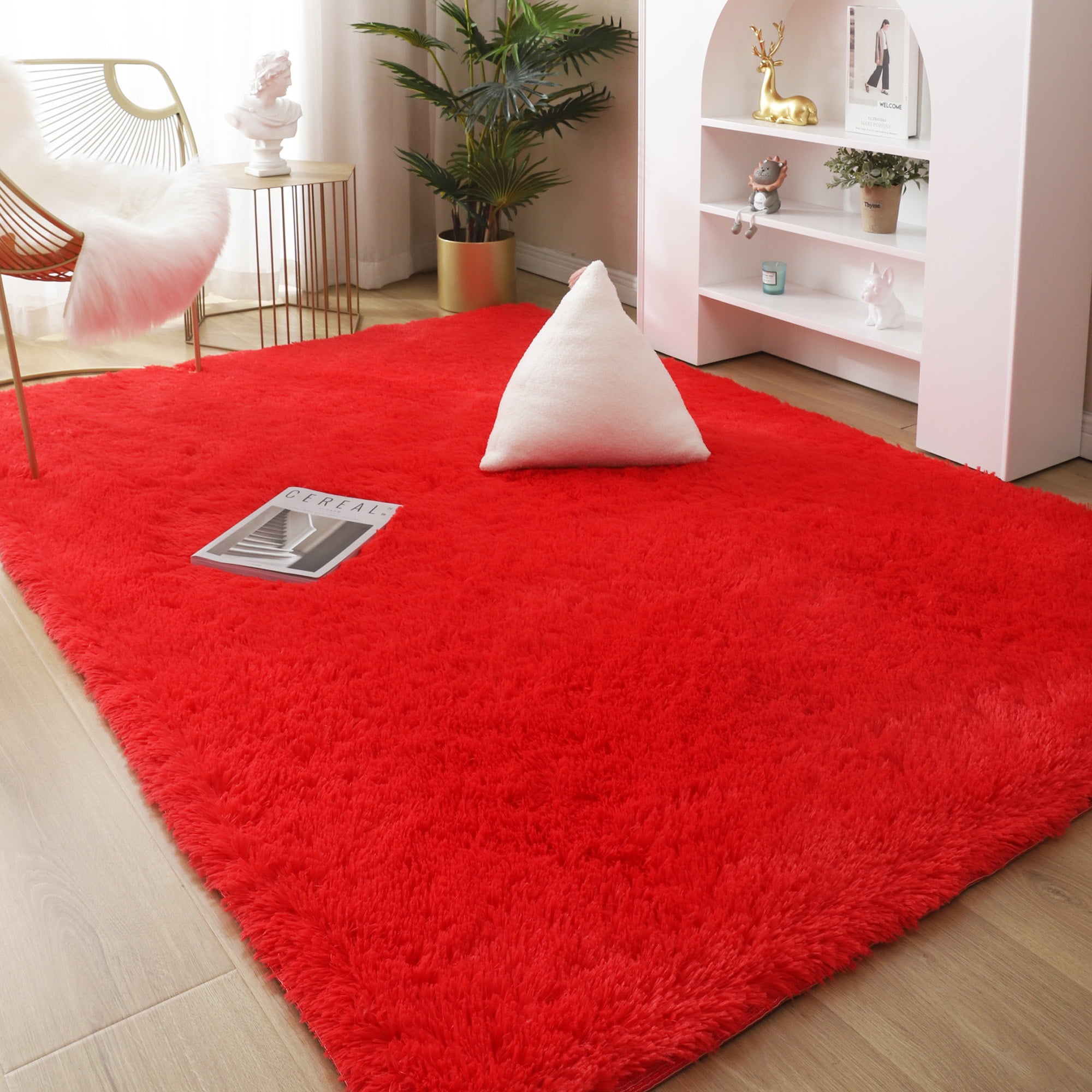 Modern Soft Area Rugs Anti-Skid Living Room Bedroom Carpet Home Door Floor Mat 