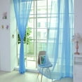 thumbnail image 2 of Hovilon 39x108 Inch Sheer Curtains,Voile Curtains，Light Filtering Rod Pocket Solid Color Window Sheer Curtain Panels, Elegant Curtains & Drapes for Living Room, Bedroom（1 PCS）, 2 of 2