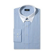 Club Room Estate Dress Mens Blue Regular Fit Wrinkle Free Button Down Shirt $50 - Picture 7 of 8