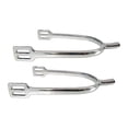 thumbnail image 3 of 2 espuelas para caballo, accesorios de equitación, suministros profesionales, equipo de decoración vaquera. Plata, 3 of 8