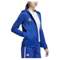 thumbnail image 4 of Adidas Women's TI FZ Full-Zip Jacket, Moisture Wicking - Royal Blue/White (XS), 4 of 4