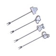 thumbnail image 3 of destyer 4pcs/set Ocean Style Starfish Shell Fish Shape Forks Cake Shape Forks Wedding Fruit Salad Tableware Forks Wedding Favor Party Supplies, 3 of 5