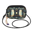 thumbnail image 2 of FORMRS Mini Crossbody Bag for Women Adjustable Rope Shoulder Casual Phone Purse, Mystical Owls Pattern, 2 of 7