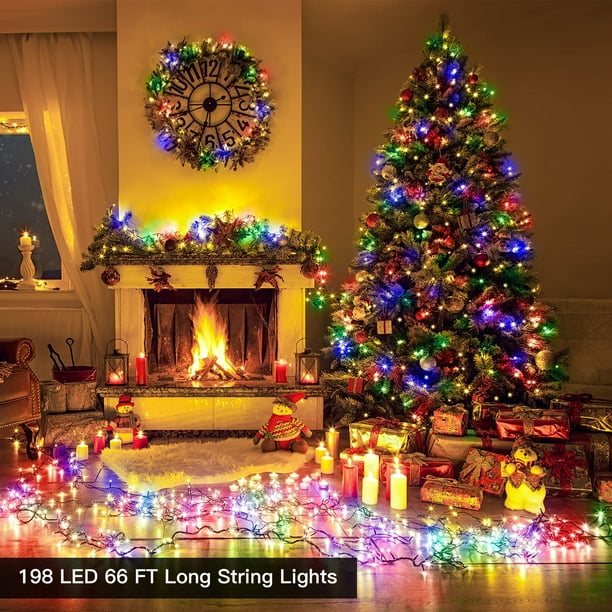 HHHC Christmas Lights Outdoor String Lights Christmas Tree Lights