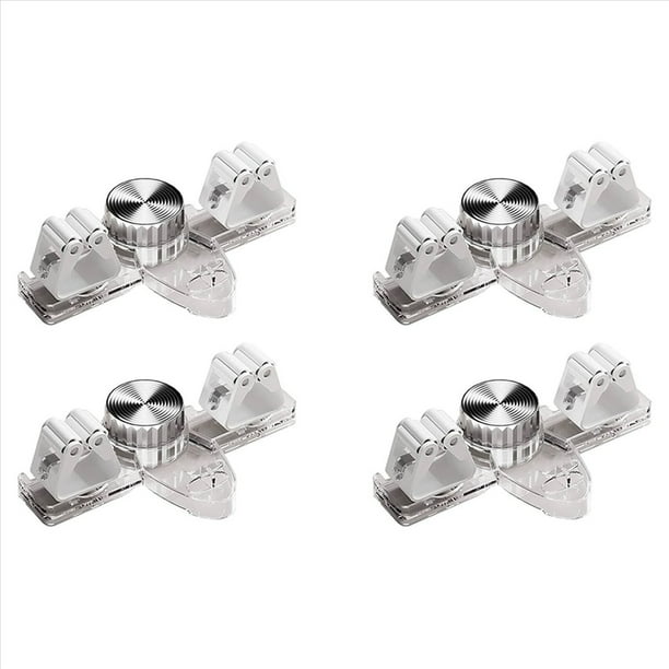 4 Piezas de Soporte para Escoba, Colgador de Trapeador, Sin Perforaciones, Soporte de Escoba con Ventosa para Montaje en Pared para Baño, Cocina, Oficina