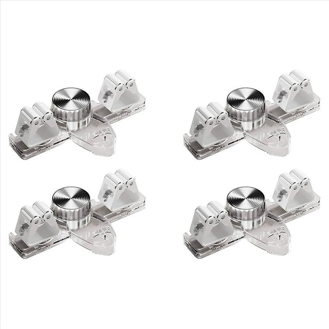 4 Piezas de Soporte para Escoba, Colgador de Trapeador, Sin Perforaciones, Soporte de Escoba con Ventosa para Montaje en Pared para Baño, Cocina, Oficina