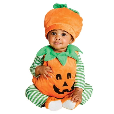 Infant Boys & Girls Plush Jack-O-Lantern Pumpkin Halloween Costume 0-6m